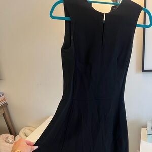 Ralph Lauren Black Sleeveless Midi Fit-and-Flare Dress